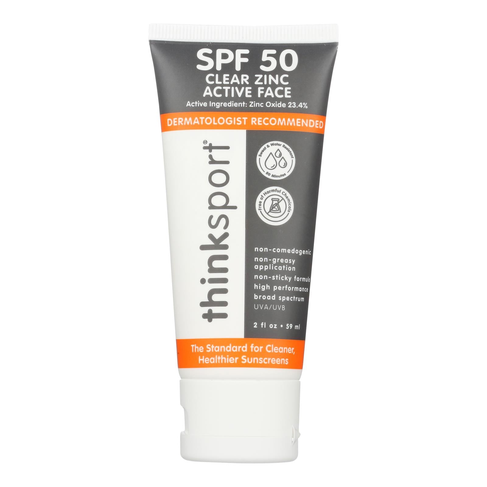Thinksport - Snscrn Act Fce Clr Z Sp50 - 1 Each -2 FZ