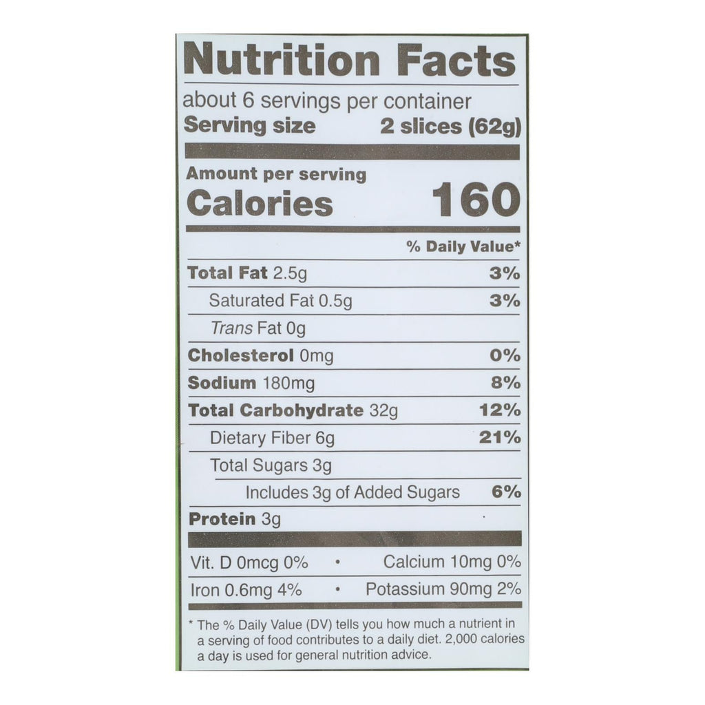 Schar - Bread Artsn Bkr 10grn&sds - Case Of 8-14.1 Oz