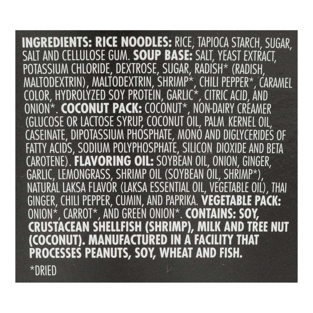 Snapdragon Rice Noodle Bowl Singapore Curry 6-Pack