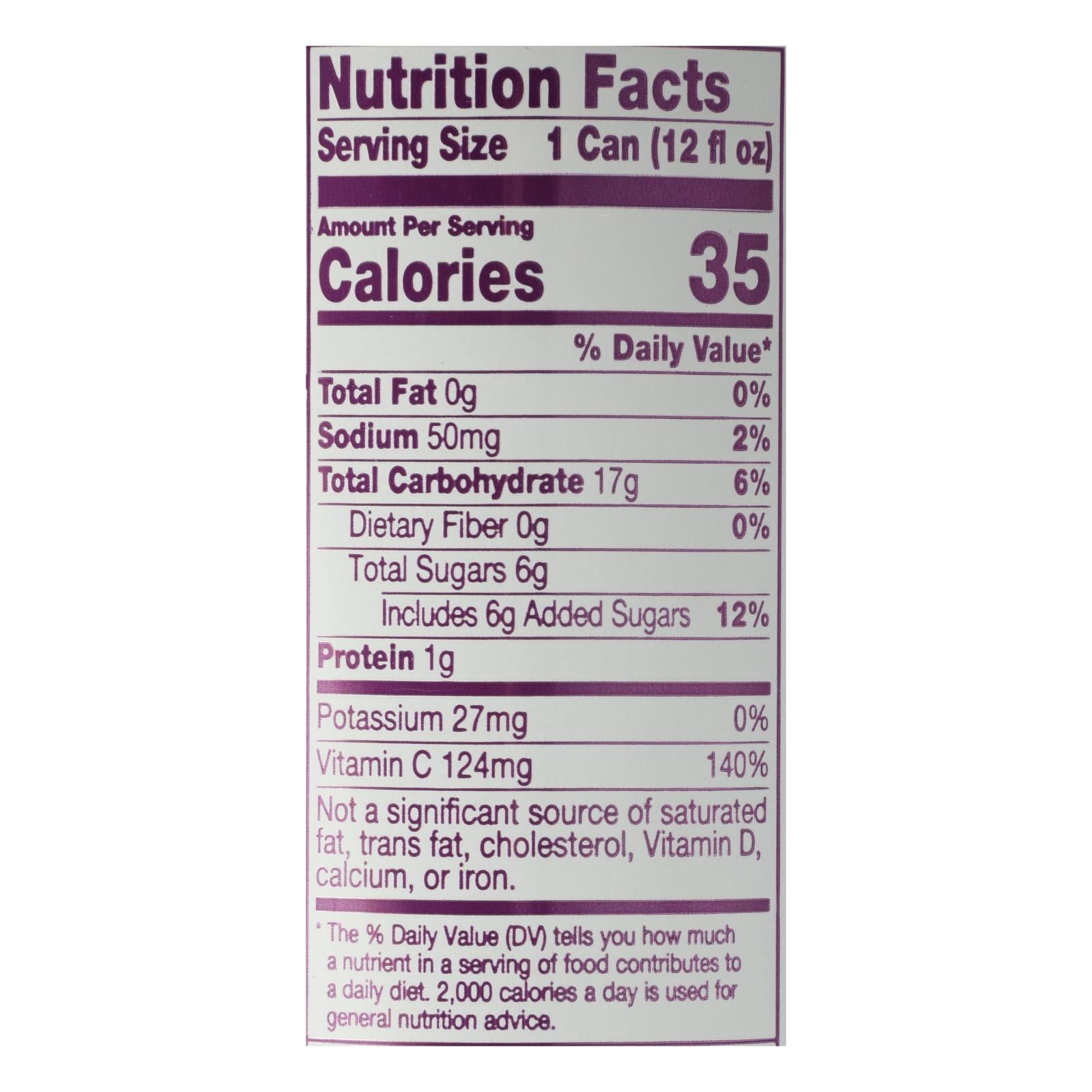 Sambazon Organic Low-Cal Amazon Energy Drink, 12-Pack