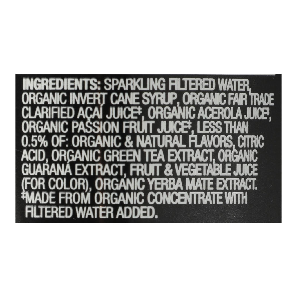 Sambazon Organic Energy Drink - Jungle Love, 12 Pack