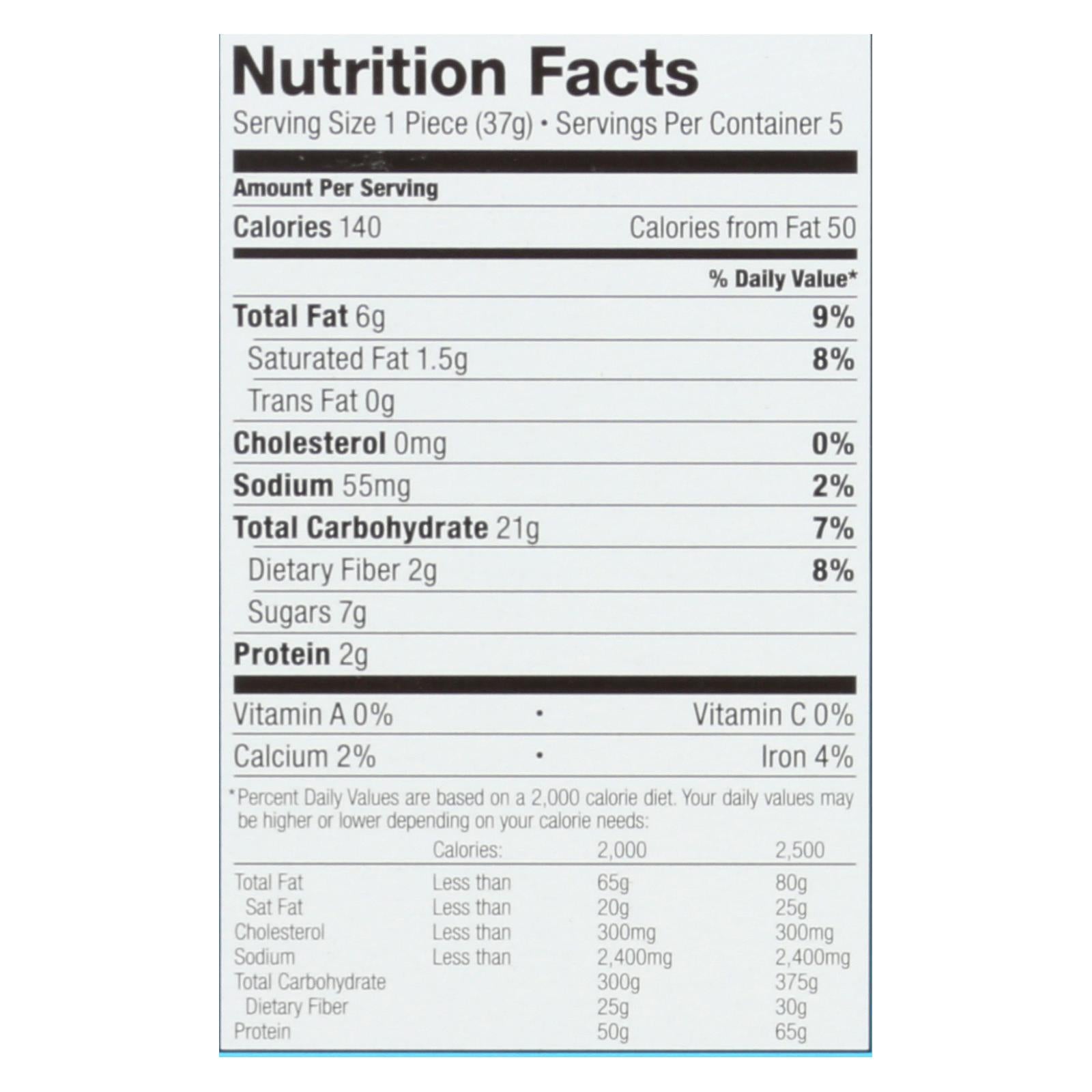 Bobo's Original Gluten-Free Oat Bites, 6-Pack, 1.3 Oz.