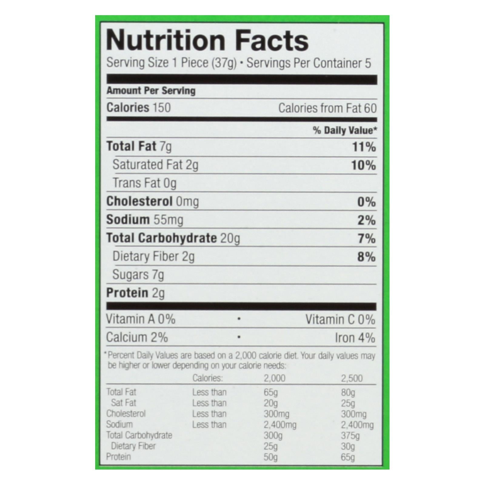 Bobo's Oat Bars - Oat Bites Coconut - Case of 6-5/1.3 oz