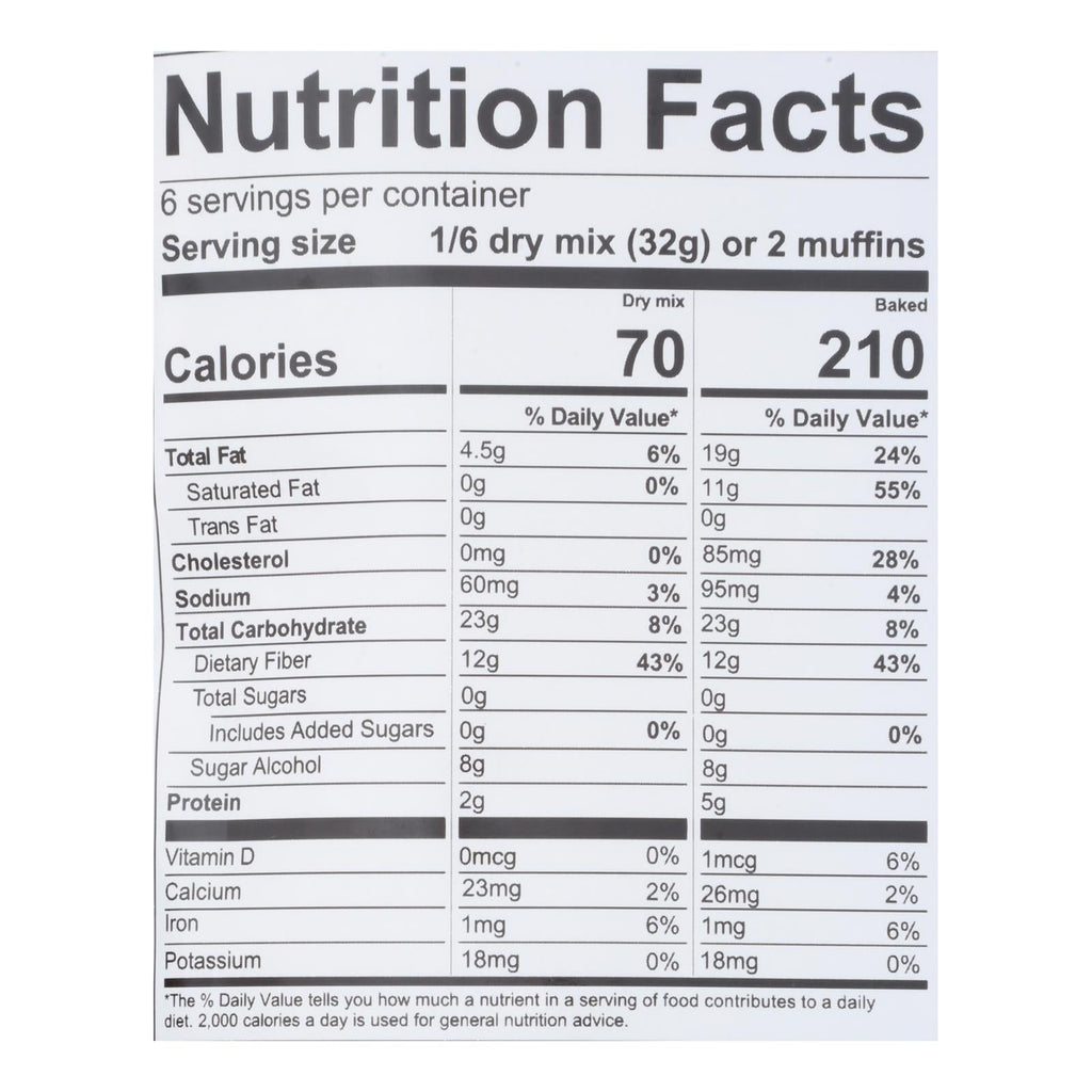 Lakanto - Muffin Mix Blueberry - Case Of 8-6.77 Oz