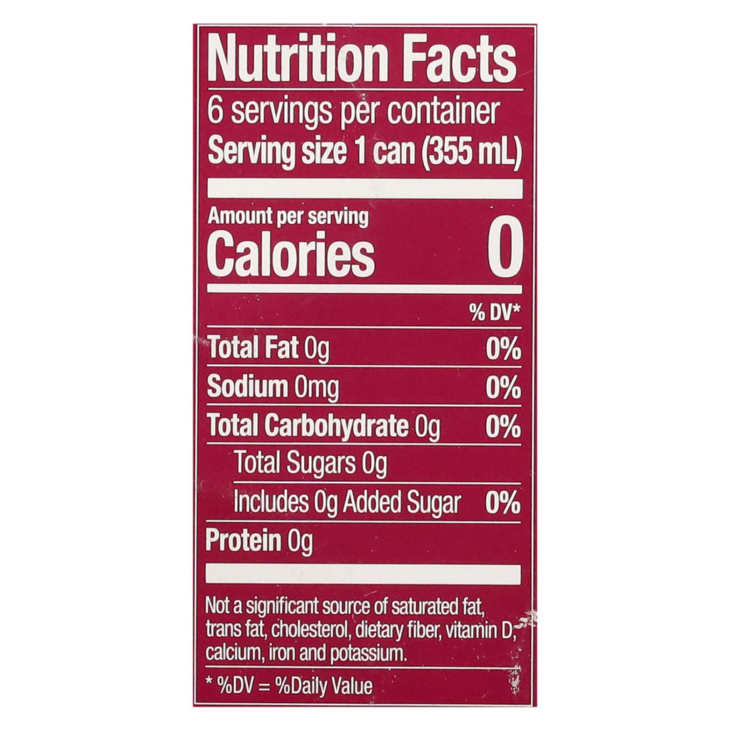Zevia - Soda Cran Rasp Zero Cal - CS of 4-6/12 FZ
