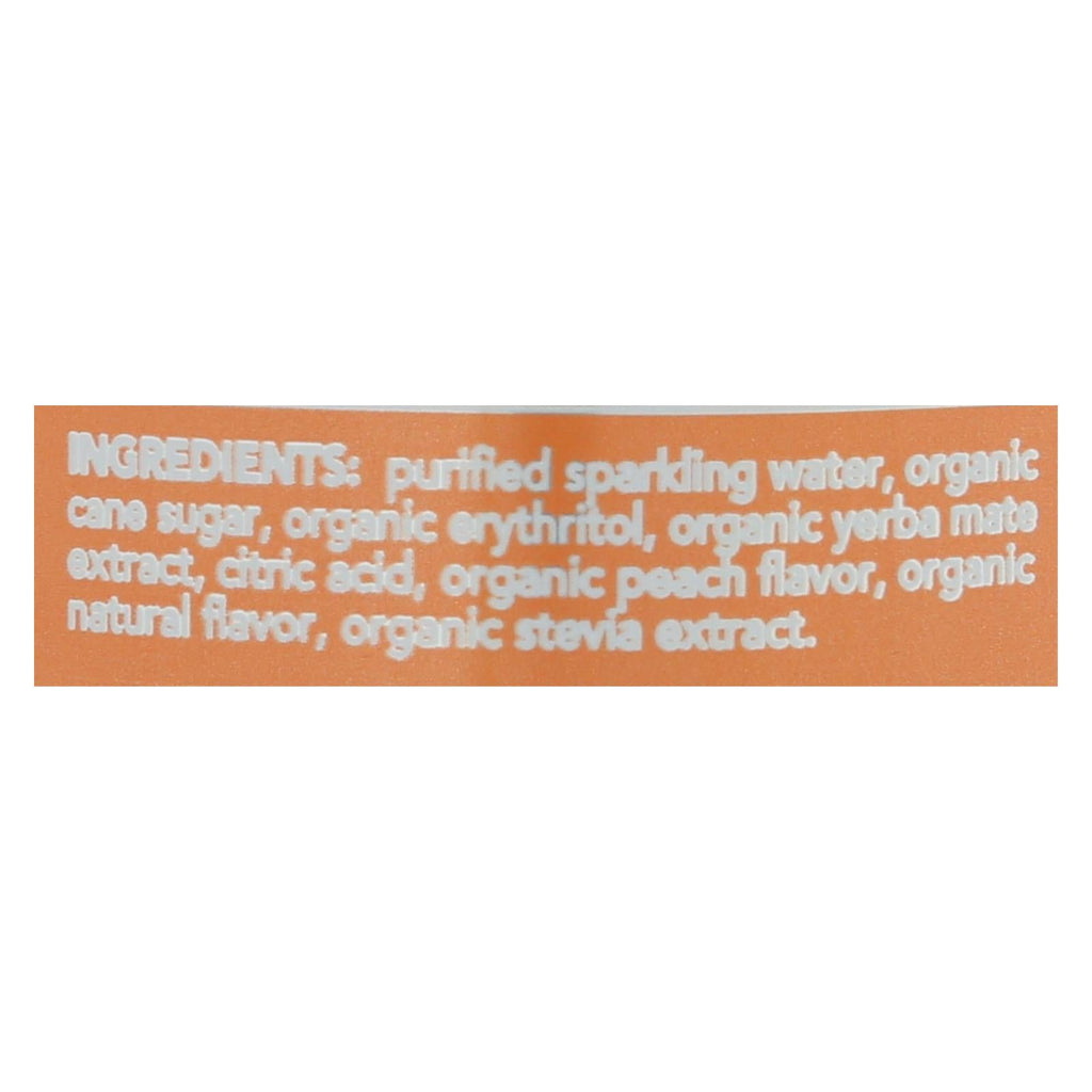 Clean Cause - Yrba Mte Peach Clean - Case Of 12 - 16 Fz