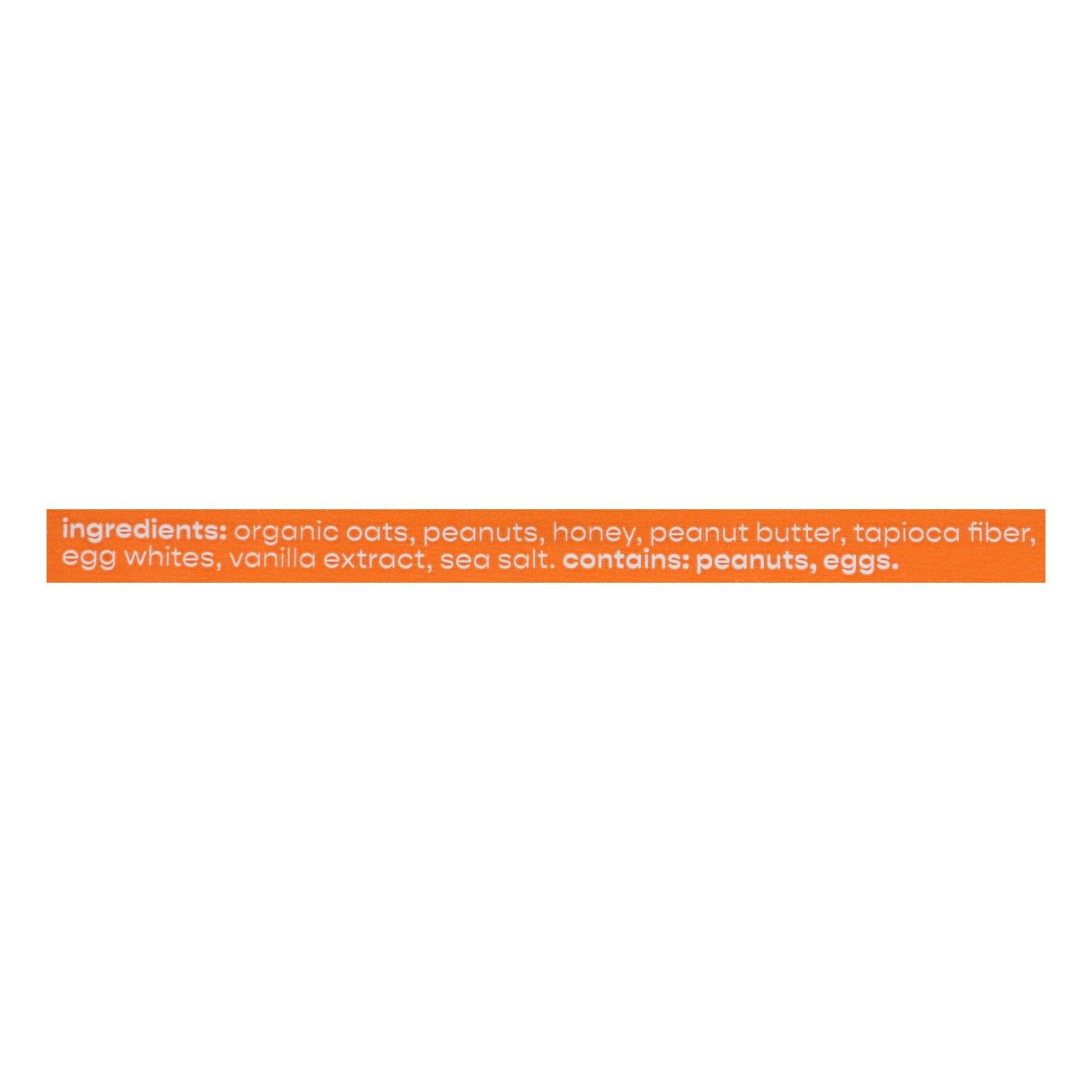 Over Easy - Breakfast Bar Peanut Butter - Case Of 12-1.8 Oz