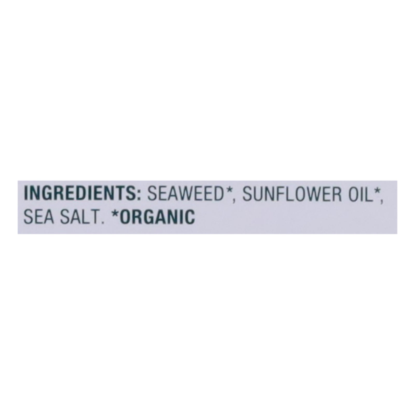 Gimme Organic Seaweed Snacks, Sea Salt, 5pk (6 Count Case)