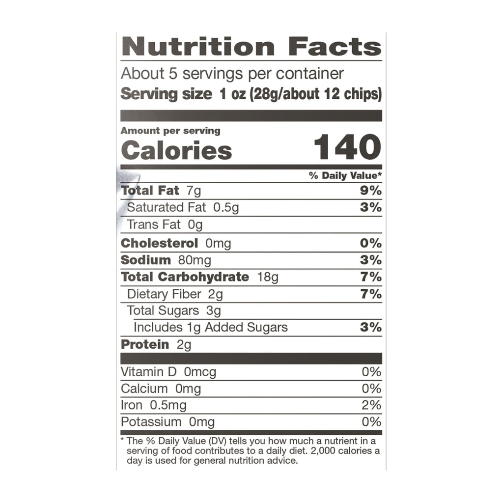 Sweet Potato Tortilla Chips - 12 Pack (5.5 OZ Each)