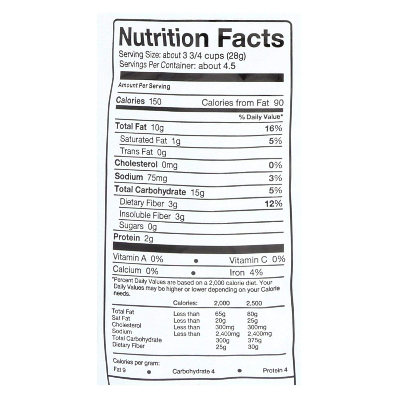 Skinnypop Sea Salt & Black Pepper Popcorn, 12 Pack, 4.4 Oz