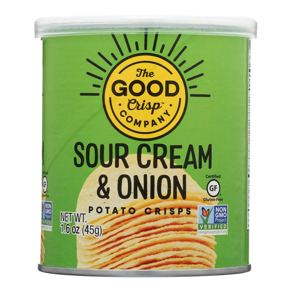 Good Crisp Sour Cream & Onion Potato Crisps, 12 Pack