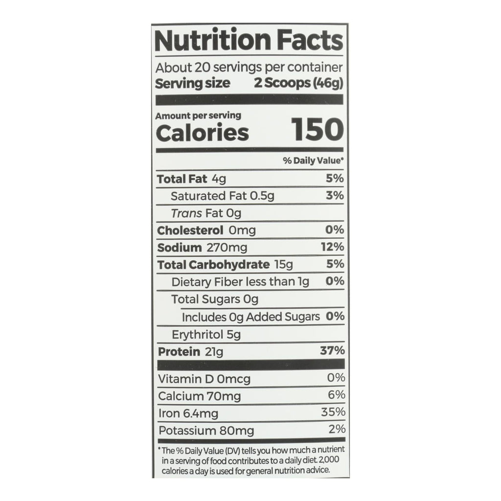 Orgain Organic Protein Powder - Plant Based - Sweet Vanilla Bean - 2.03 Lb
