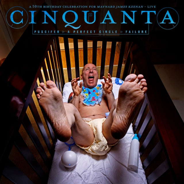 Puscifer / A Perfect Circle / Failure - Cinquanta -50Th Blu-Rayay Celebration For Maynard James Keenan Live (2LP/Blue W/ White Swirl Vinyl)