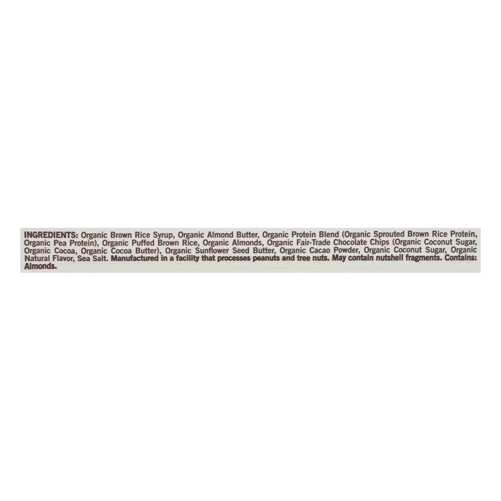 Gomacro Organic Dark Chocolate Almond Bar, Case of 12