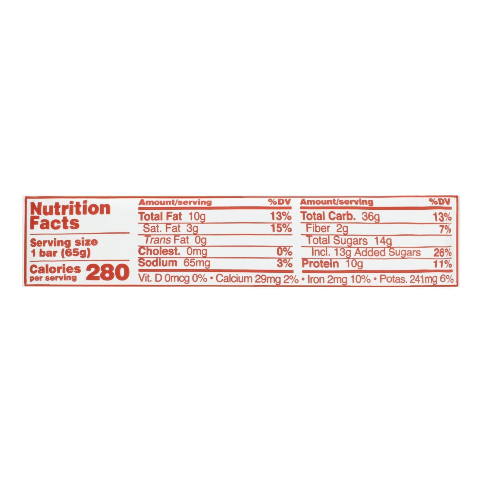 Gomacro Double Choc Peanut Butter Chip Bars, 12-Pack