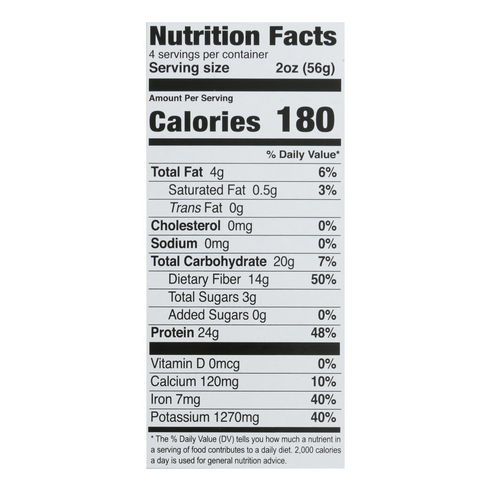 Edamame & Mung Bean Fettuccine Pasta - 6 Pack, 8 Oz.