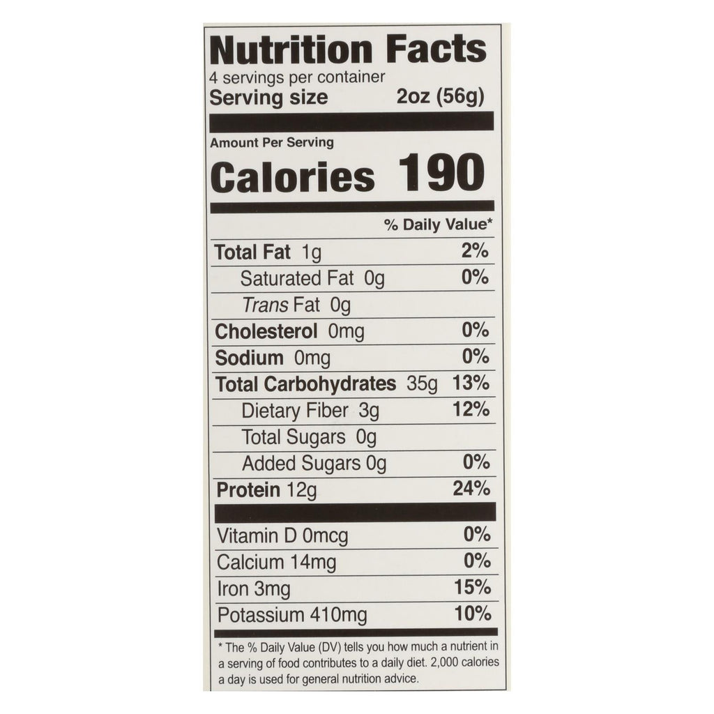 Organic Red Lentil Penne - Case of 6 - 8 Oz