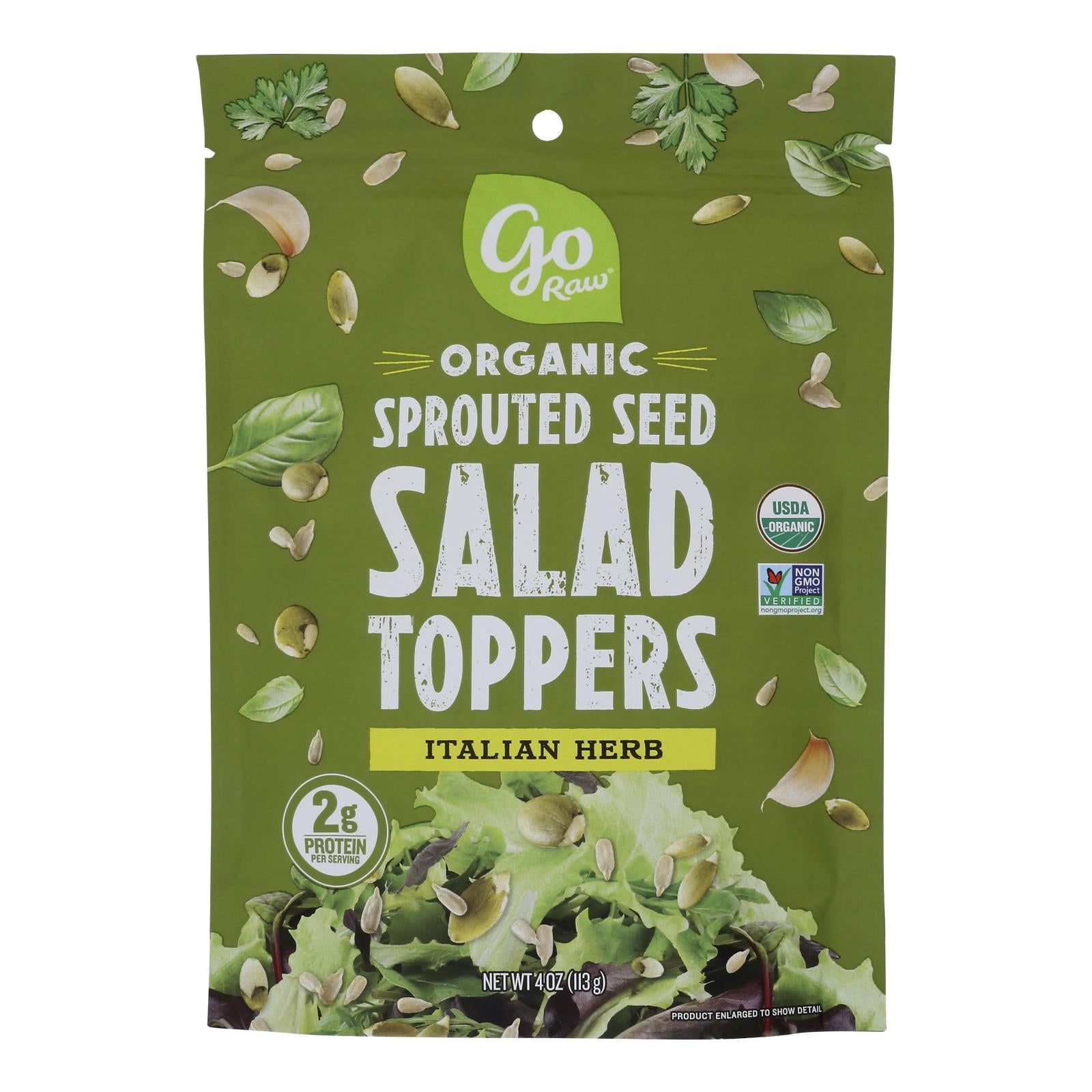 Go Raw - Sld Tpr Og2 Itl Hrb Sprtd - CS of 6-4 OZ