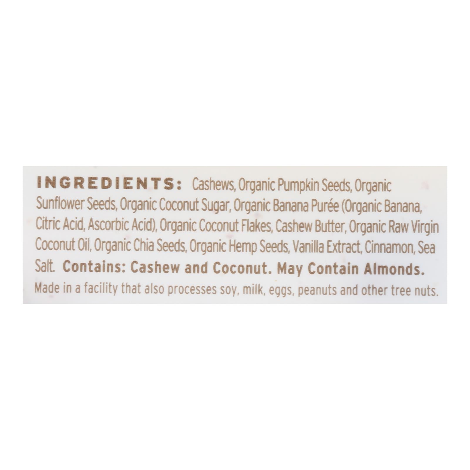 Purely Elizabeth Banana Nut Butter Granola, Case of 6, 8 oz