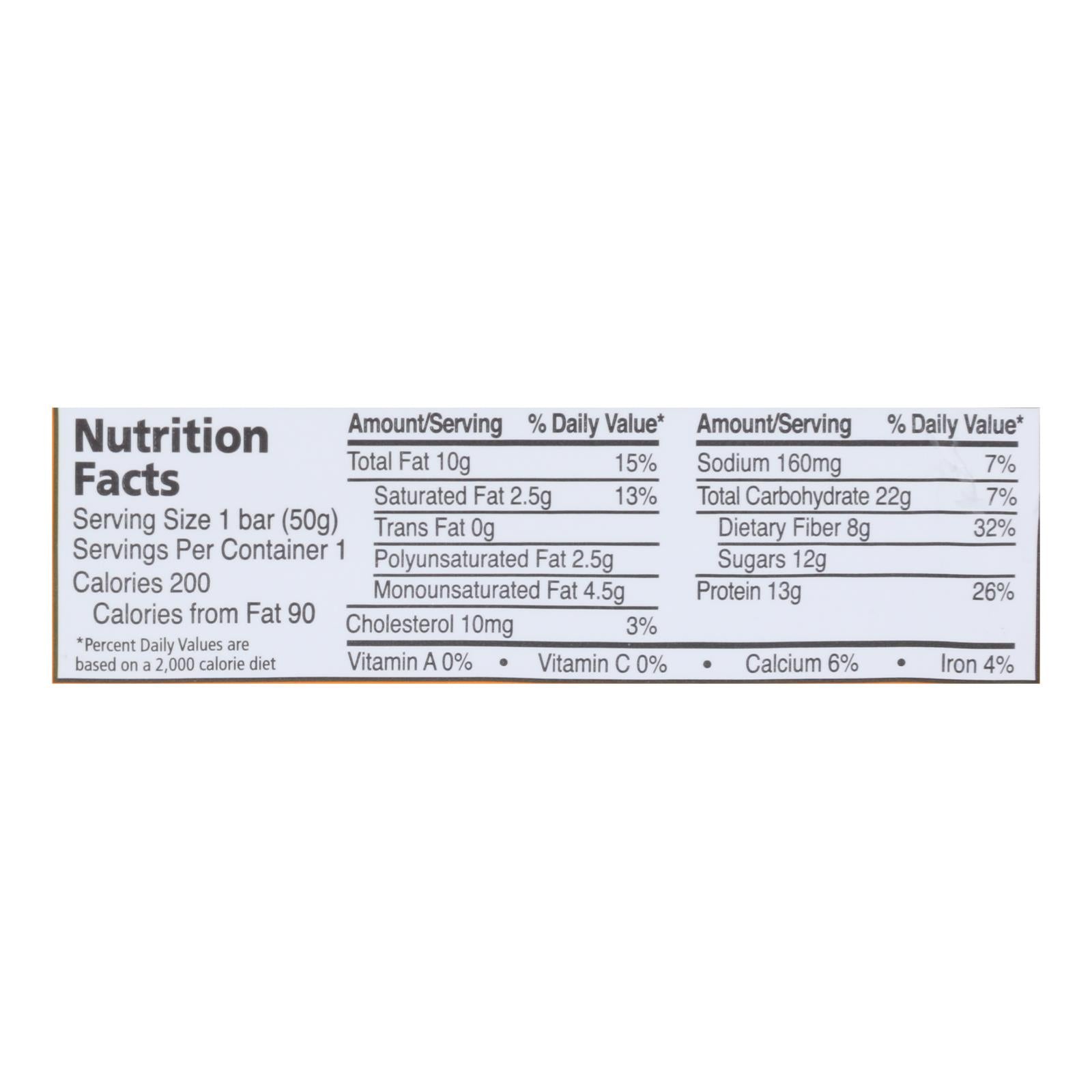 Zing Bars Chocolate Peanut Butter, 1.76 oz, Case of 12