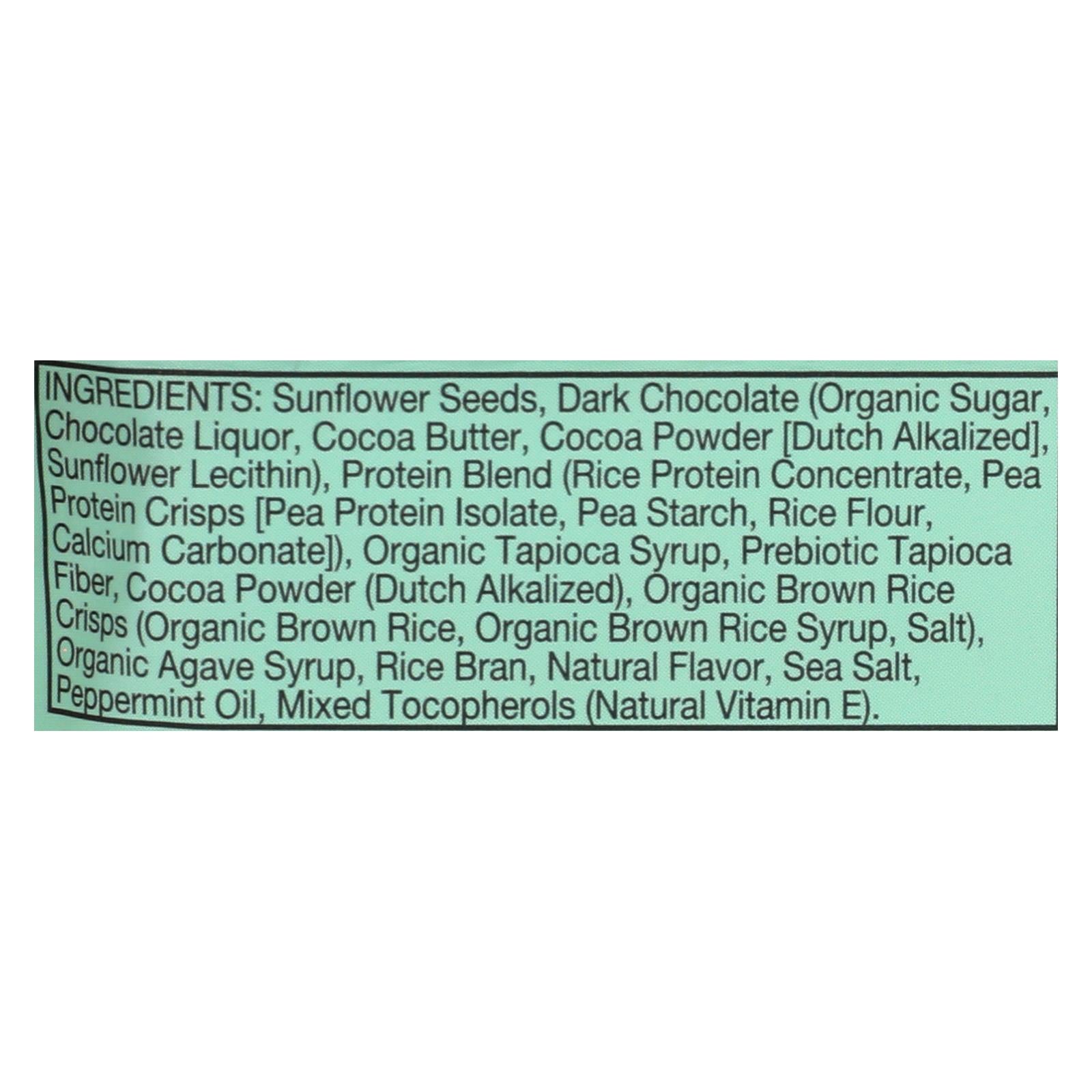 Zing Dark Chocolate Mint Bars, Nut-Free, 12 Pack