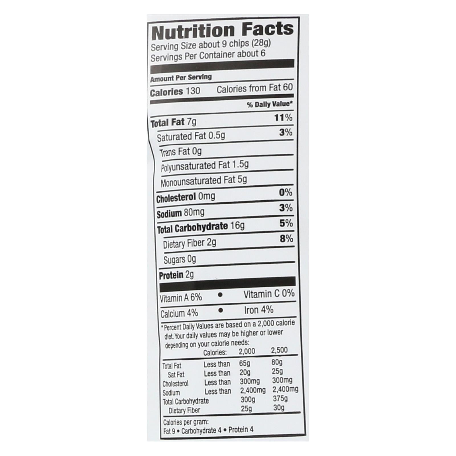 Way Better Sweet Potato Tortilla Chips, 5.5oz (12-Pack)
