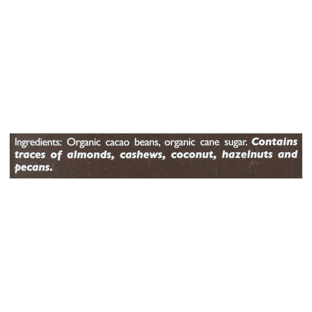 Taza Organic Wicked Dark Chocolate Bar, 10-Pack, 2.5 oz