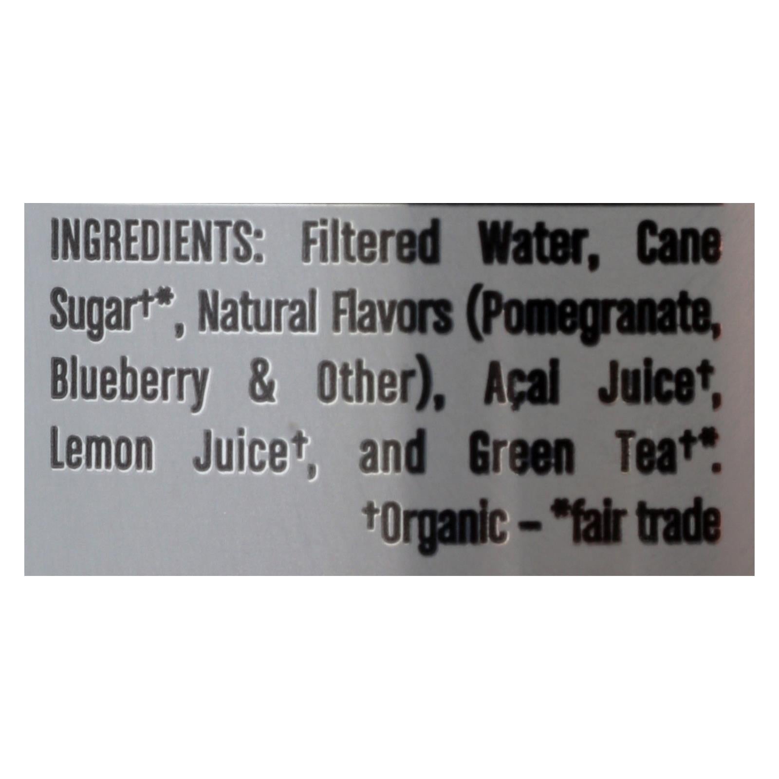 Steaz Blueberry Pomegranate Green Tea, 12-Pack, 16 Fl oz