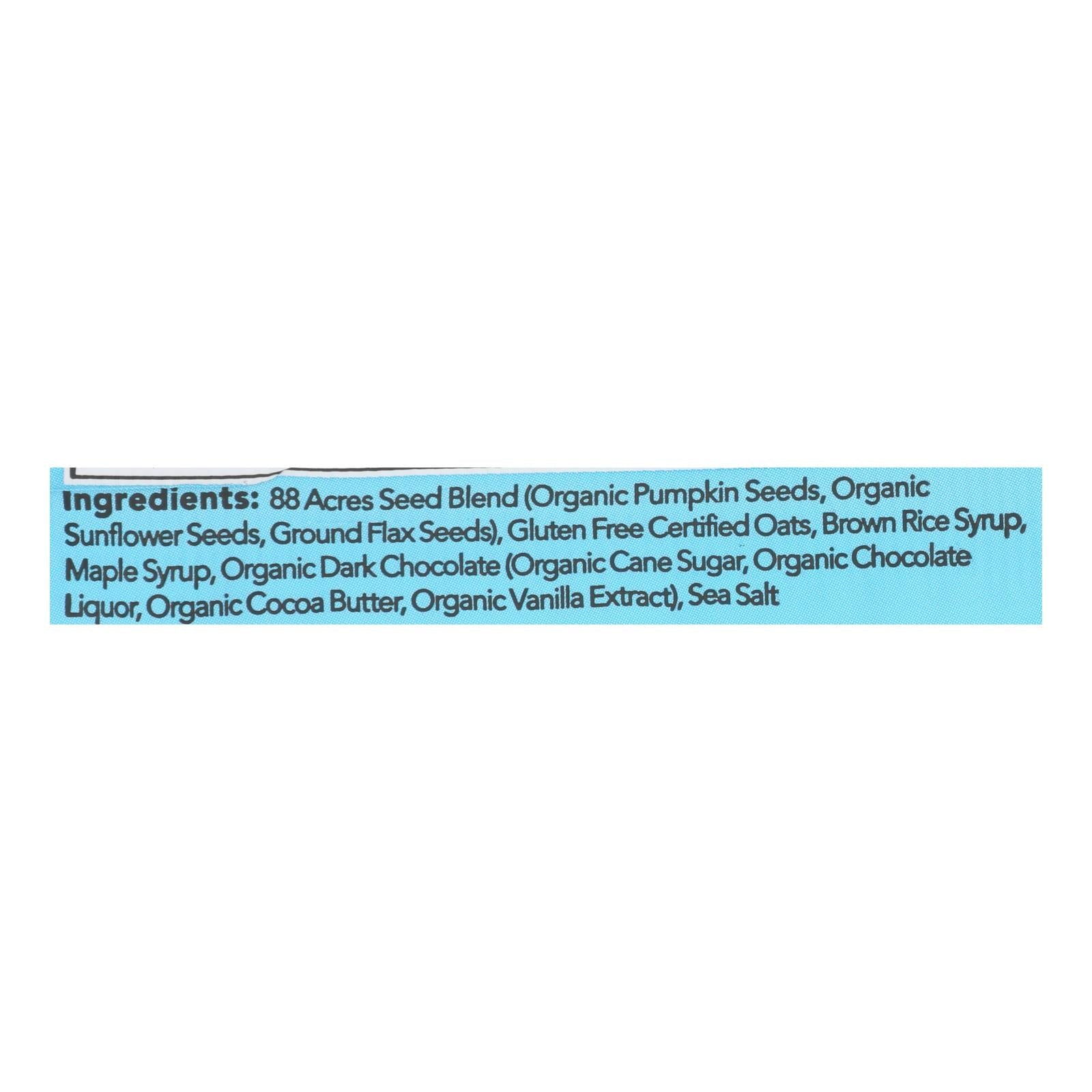 88 Acres Chocolate Sea Salt Bars, Box of 9 - 1.6 oz