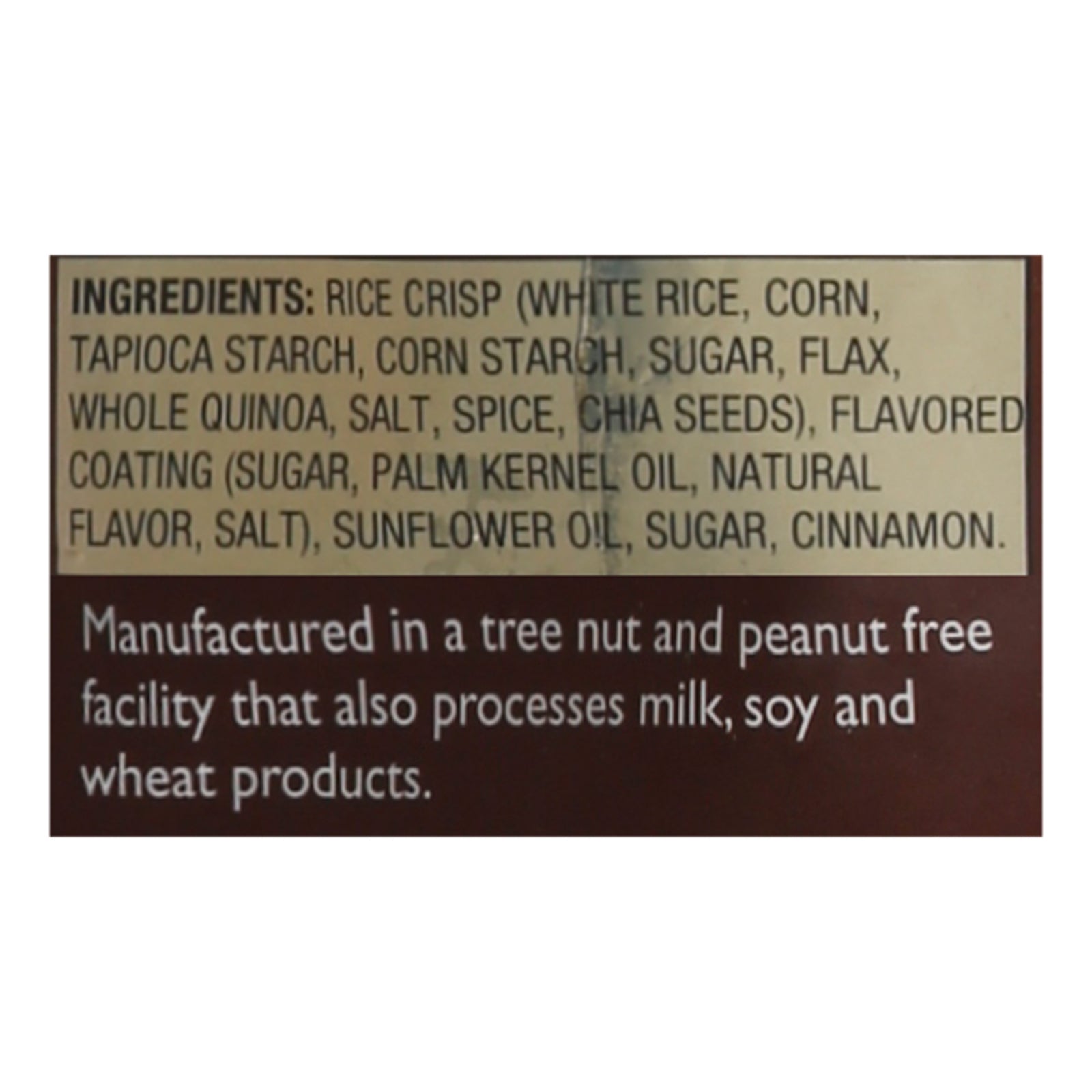 Drizzilicious - Rice Crisp Mini Cinammon - Case of 12-4 OZ