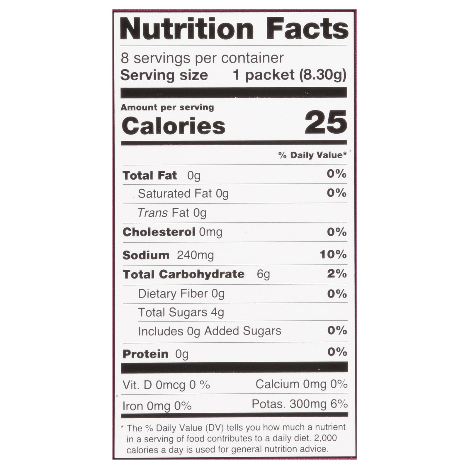 Cure Hydration Drink Mix Berry Pomegranate - 8 Pack