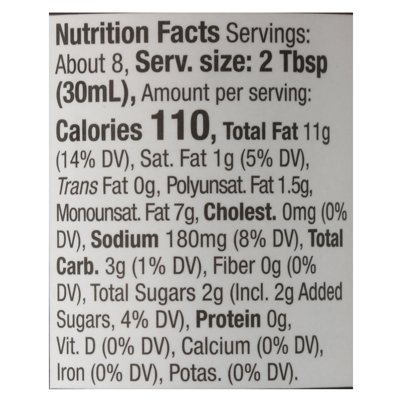 Primal Kitchen Honey Mustard Vinaigrette, 6-Pack, 8 oz