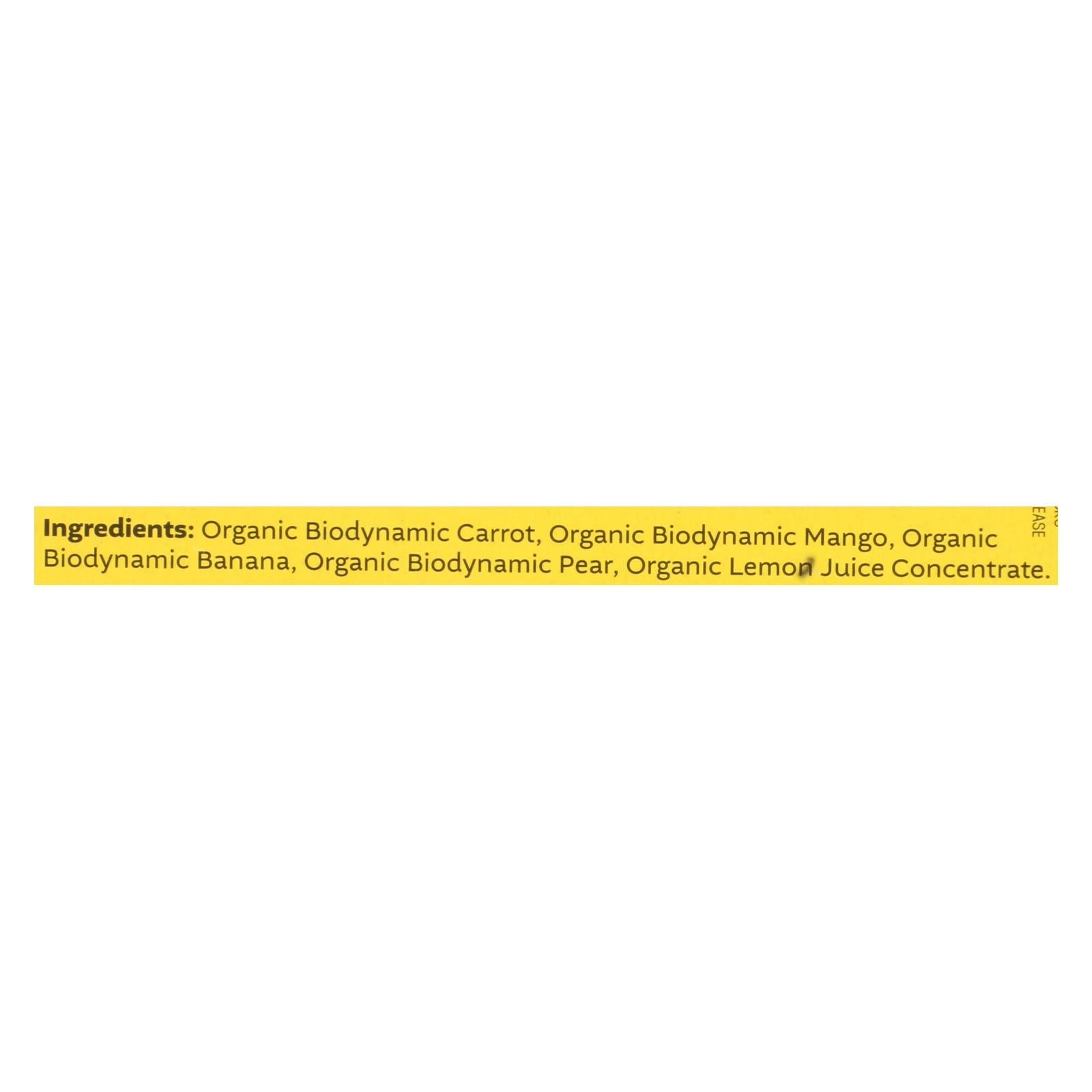 Organic Mango Baby Food - 6 Pack, 3.17 Oz Each