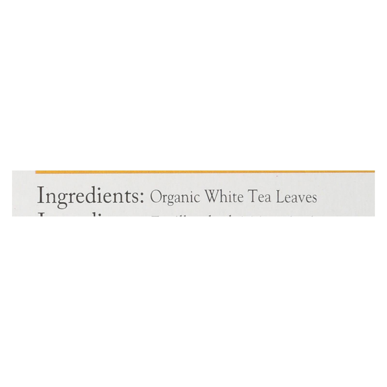 Uncle Lee's Organic White Tea - 100 Bags