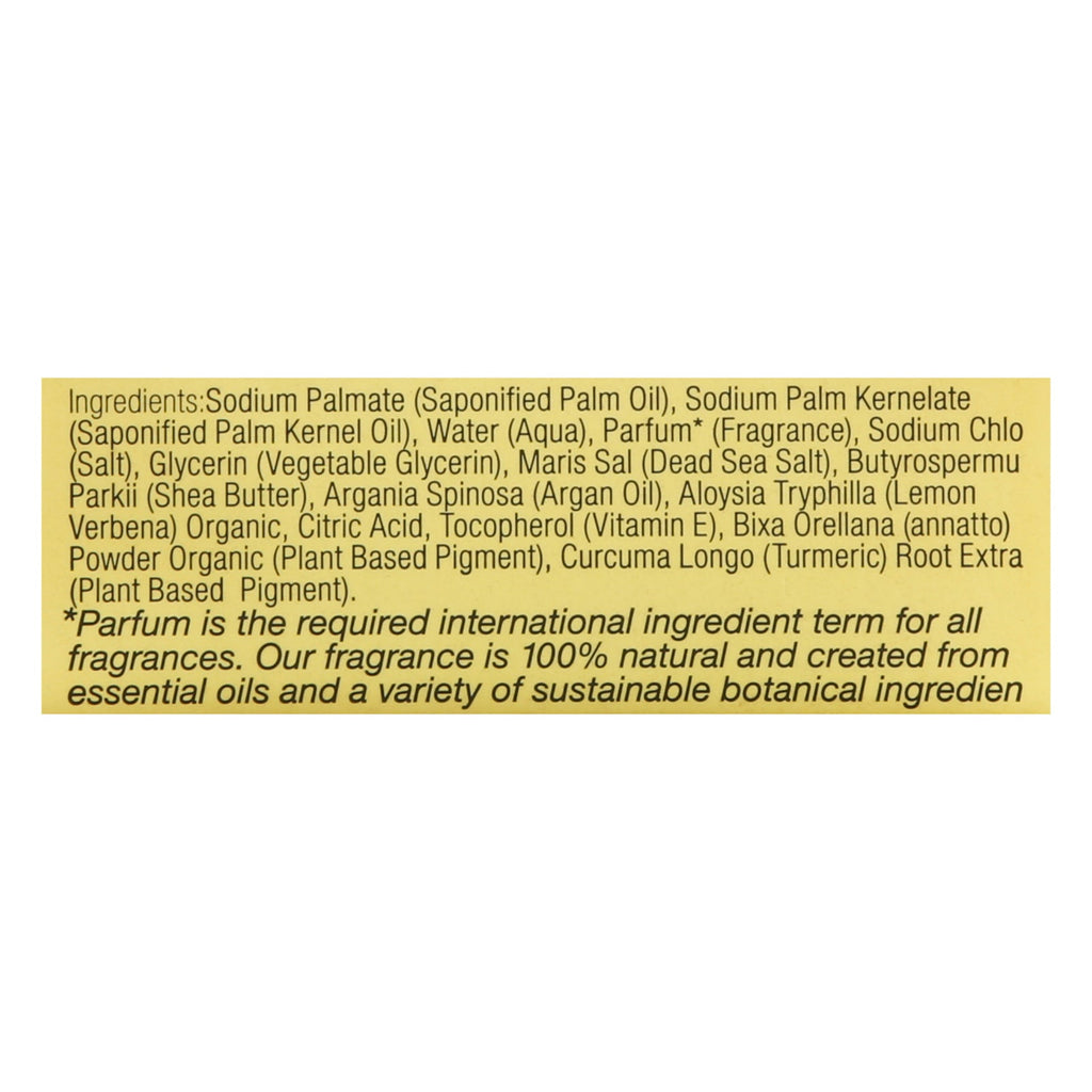One With Nature Dead Sea Mineral Lemon Verbena Soap - 7 Oz