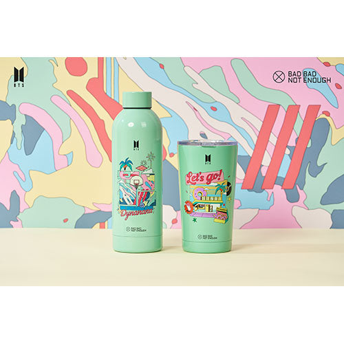 BTS x Bbne Dynamite - Water Tumbler And Water Bottle