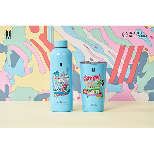 BTS x Bbne Dynamite - Water Tumbler And Water Bottle
