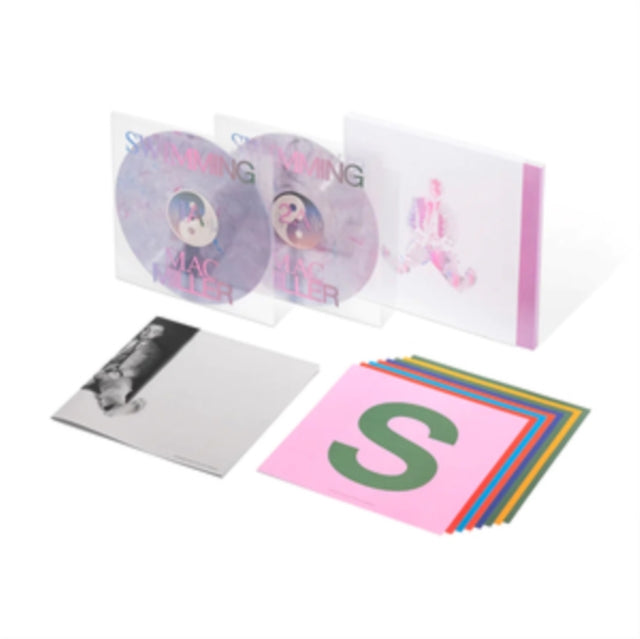 Mac Miller - Swimming (5 Year) (2LP/Milky Clear/Hot Pink/Sky Blue Marble Vinyl) & Circles (2LP/Clear Vinyl) & Blue Slide Park