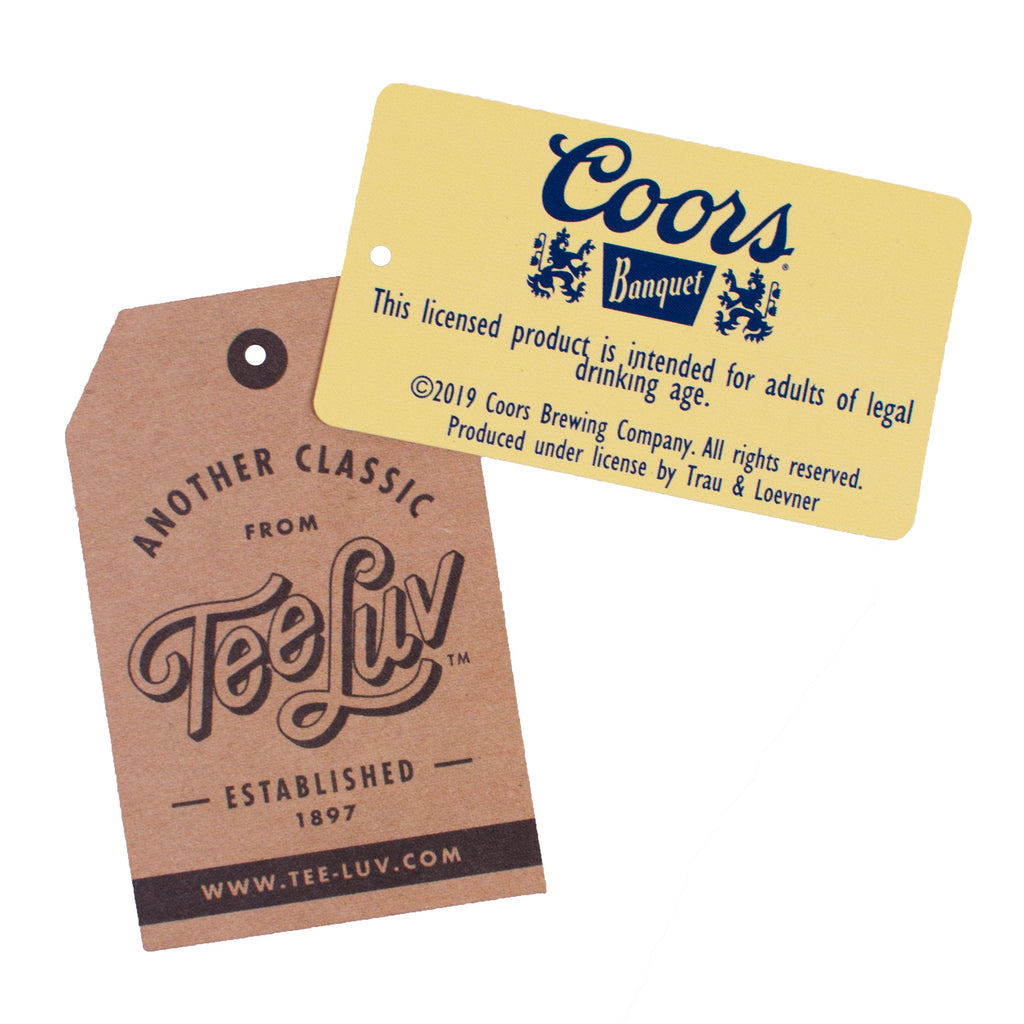 Coors Banquet Embroidered Left Chest Logo T-Shirt - Sand