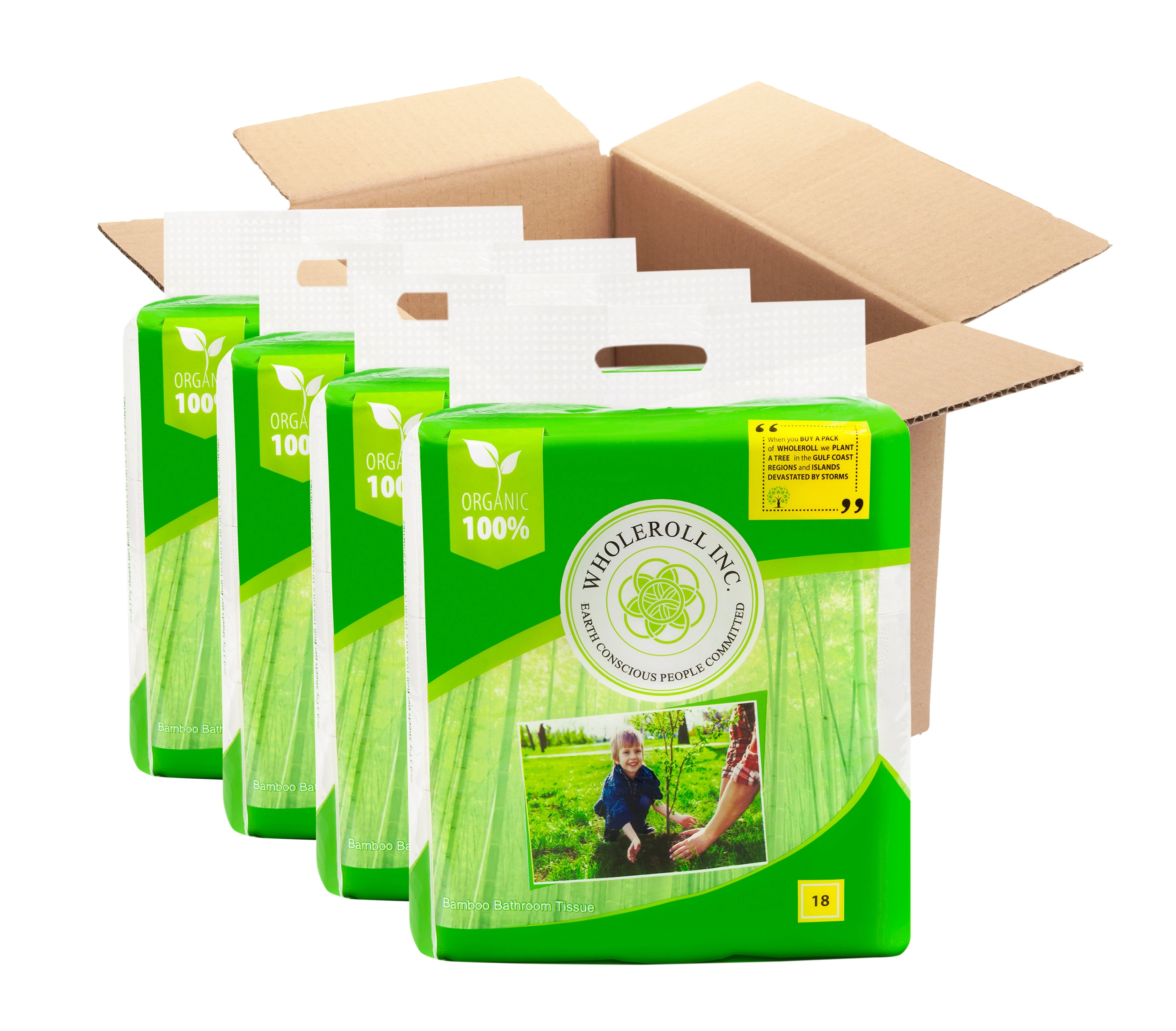WHOLEROLL (#4 Packs of 18)
