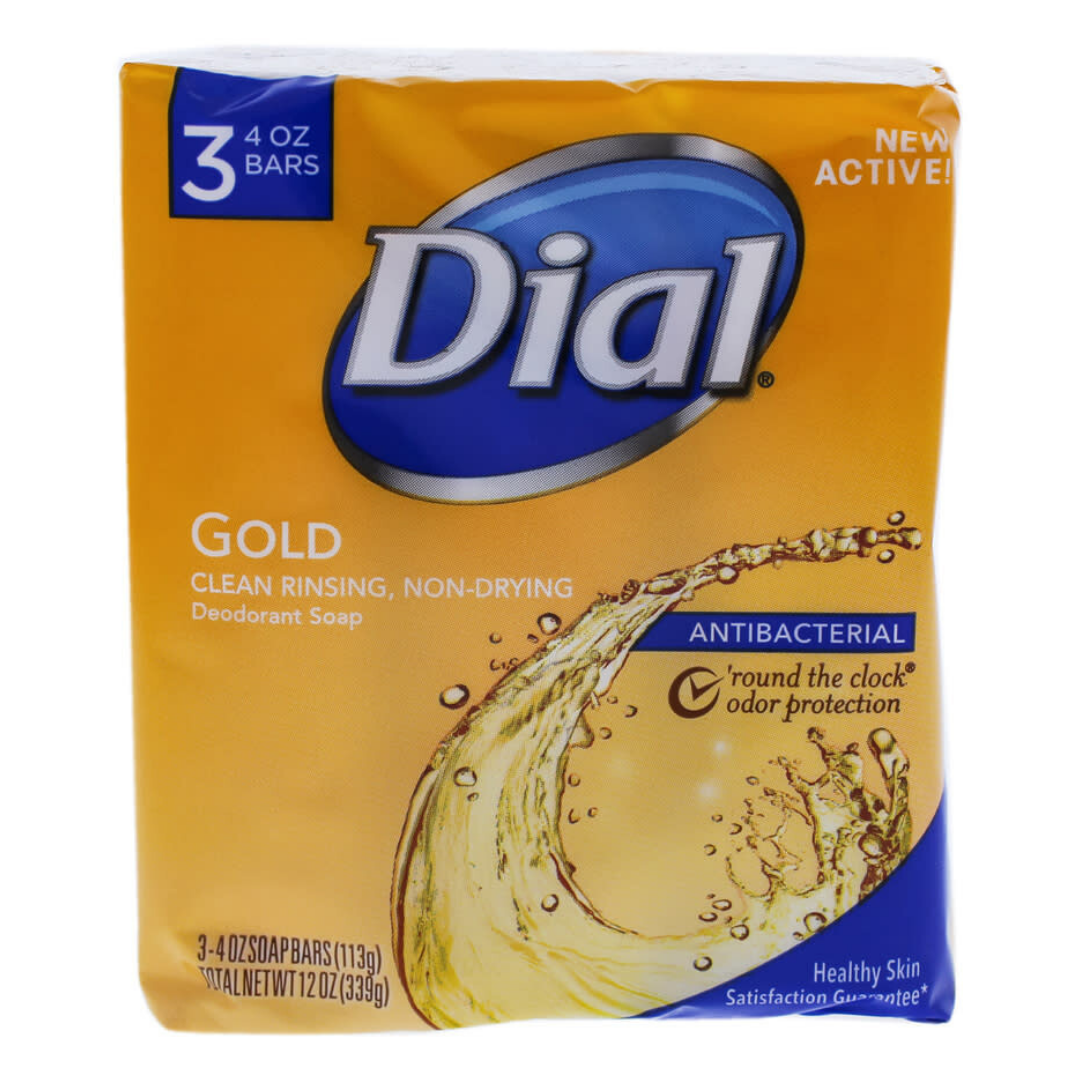 Dial Gold Bar Soap Variety Pack (3 Bars, 4oz Each)