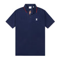 Burberry Blue T-Shirt With Collar