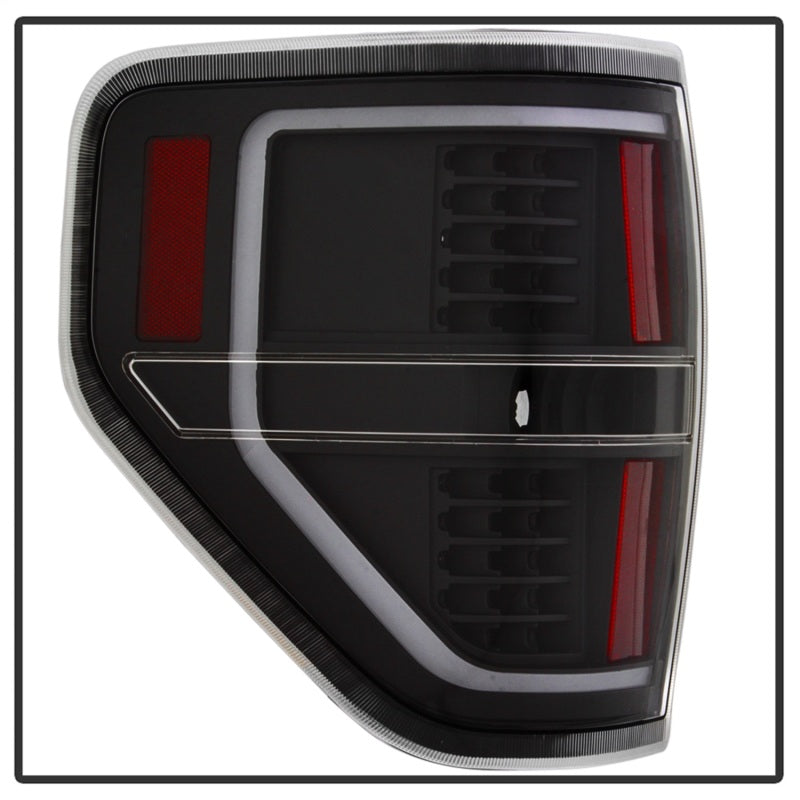 SPYDER xTune 09-14 Ford F-150 Light Bar LED Tail Lights - Black (ALT-JH-FF15009-LBLED-BK) 9042188