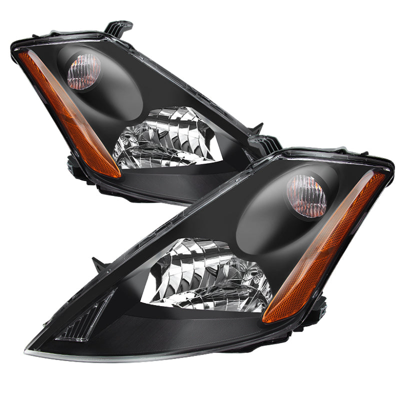 SPYDER Xtune Nissan Murano 03-07 (Not Hid Model) Crystal Headlights Black HD-JH-NMU03-AM-BK 9023590