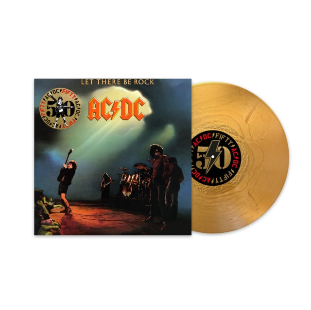 Ac/Dc - Rock Or Bust (50Th Anniversary/Gold Color LP Vinyl) & Let There Be Rock (50Th Anniversary/Gold Color LP Vinyl)