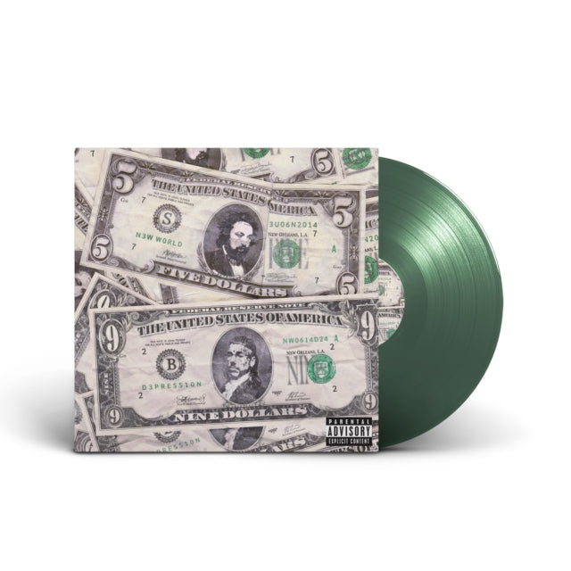 $Uicideboy$ - New World Depression (Coke Bottle LP Vinyl) & I Want To Die In New Orleans (Red/Black LP Vinyl) & Long Term Effects Of Suffering (Glow Green LP Vinyl)