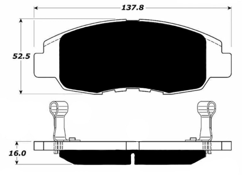 Porterfield Brake Pads for 2014 HONDA INSIGHT