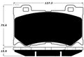 Porterfield Brake Pads for 2017 INFINITI Q70 w/ Sport Brakes