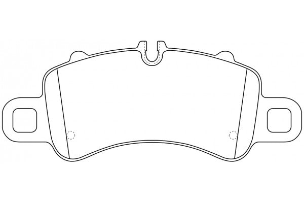 Porterfield Brake Pads for 2017 PORSCHE Boxster