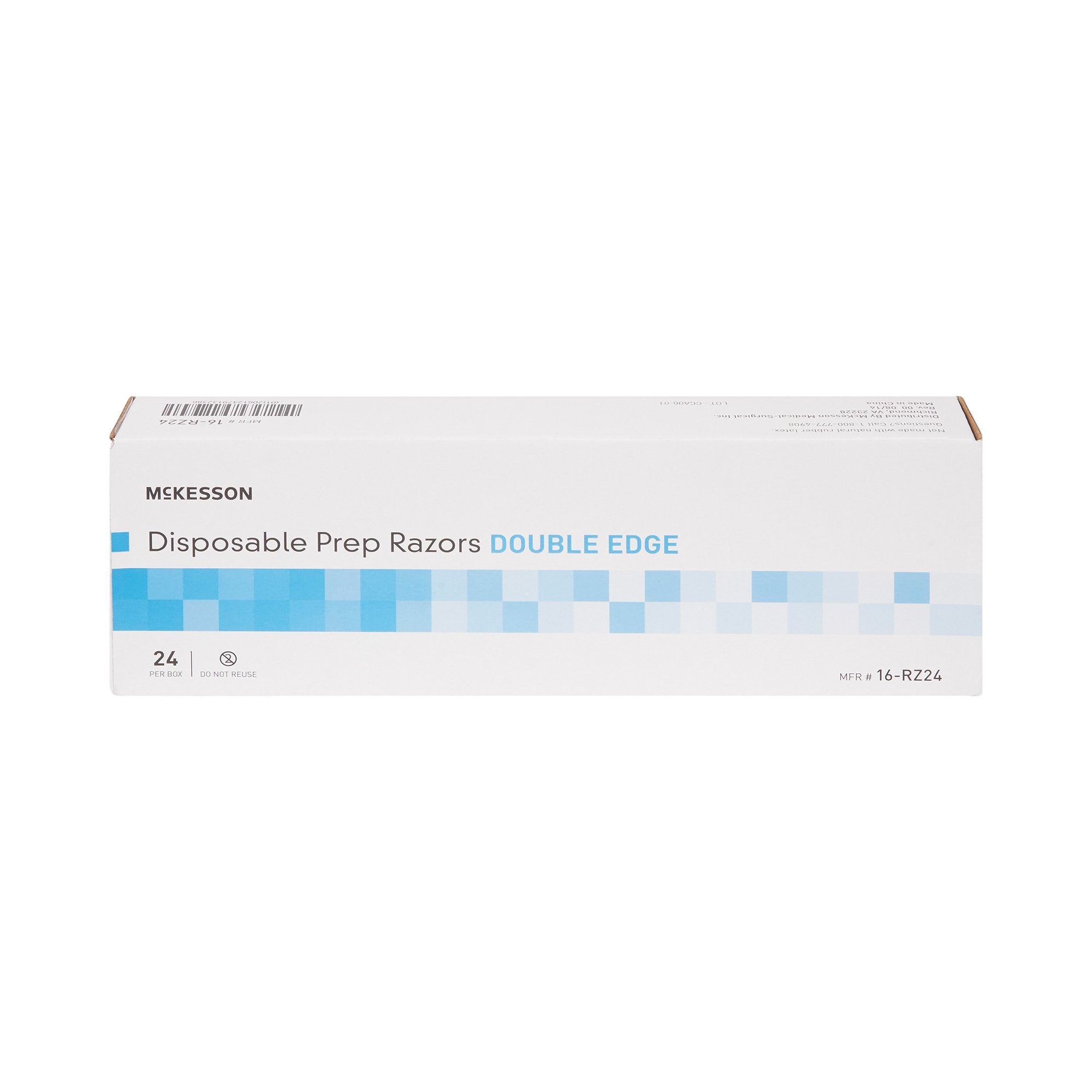McKesson Single-Blade Razor, Double-Edged, Disposable 16-RZ24